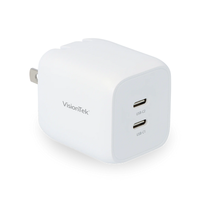 VisionTek 45W GaN II Power Adapter - 2 Port