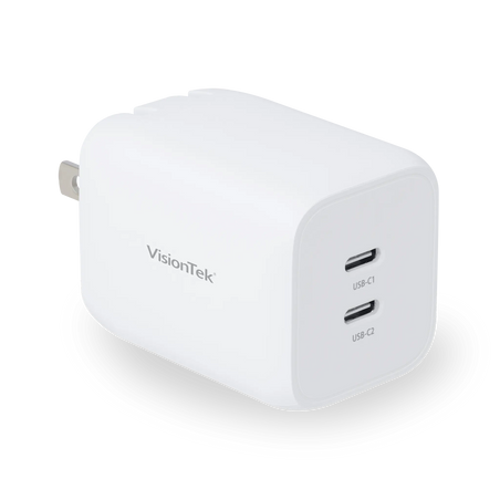 VisionTek 65W GaN II Power Adapter - 2 Port