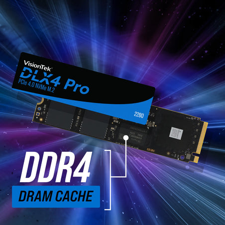 VisionTek DLX4 Pro 2280 M.2 PCIe 4.0 x4 SSD (NVMe)