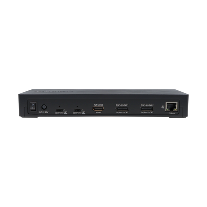 VT4950 - KVM USB-C Docking Station Dual Host 100W Power Delivery Triple 4K Display